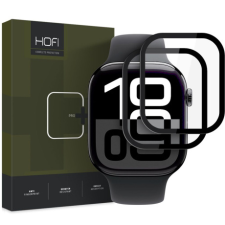 Hofi Glass Pro Watch 2x üvegfólia Apple Watch 10 (46 mm), fekete okosóra kellék