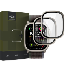 Hofi Glass Ring 2x üvegfólia Apple Watch Ultra 1 / 2 49mm, titanium okosóra kellék