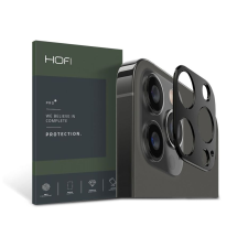 Hofi HOFI Metal Camera Sytling hátsó kameravédő borító - Apple iPhone 13 Pro/13 Pro Max - black mobiltelefon kellék