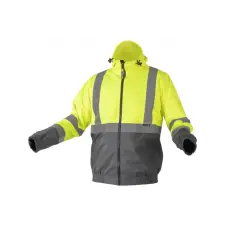 Högert HÖGERT HT5K246-S NIMS Hi-vis sárga nyári bomber kabát biztonsági S munkaruha