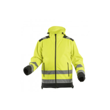 Högert HÖGERT HT5K257-L ARGEN figyelmeztető softshell kabát kapucnival sárga L munkaruha