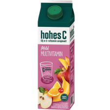Hohes C Gyümölcslé, 100%, 1l, HOHES C &quot;Mild&quot;, multivitamin üdítő, ásványviz, gyümölcslé