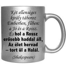 ... Hol a Rossz erősebb haddal áll... – Bögre, változtatható felirattal, exkluzív színekben bögrék, csészék