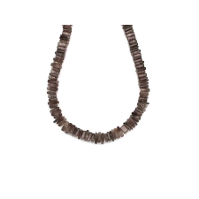Holdkő fekete négyzet 4-6x1-2mm medál