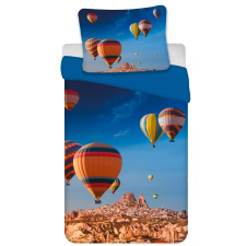 Hőlégballon ágyneműhuzat 135×200cm, 80×80 cm lakástextília
