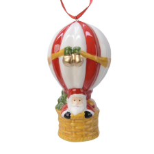  Hólégballon mikulással poly M10cm dekorációs kellék