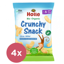 Holle 4x HOLLE bio bio búzakrumpli, 25 g előétel és snack