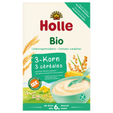 Holle BIO 3-magos babakása – rizs, kukorica és köles, 250g bébiétel