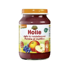  Holle bio bébiétel alma-feketeáfonya 190 g reform élelmiszer