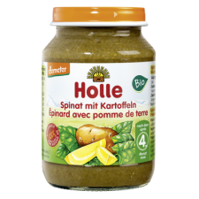 Holle Bio bébiétel, Parajfőzelék burgonyával, 190g (4 hónapos kortól) bébiétel