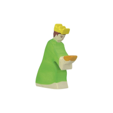  HOLZTIGER 80307 Boldizsár zöld ruhában játékfigura