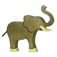 Holztiger Fa játék állatok - elefánt, trombitáló barkácsolás, építés