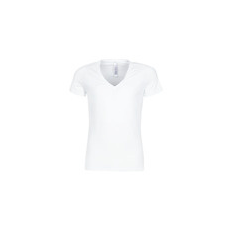 Hom Rövid ujjú pólók SUP' COTTON TSHIRT COL V PROFOND Fehér EU L