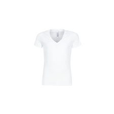 Hom Rövid ujjú pólók SUP' COTTON TSHIRT COL V PROFOND Fehér EU M férfi póló