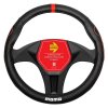 HOMASITA Momo supergrip kormányvédő 38-39cm fekete - piros (30SWC014BR) (30SWC014BR)