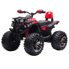 HomCom Elektromos quad gyerekeknek, Homcom, PP/Fém, 12V, Akkumulátor, 3-5 év, Max 30 kg, 100x65x73 cm, Piros/Fekete