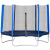 HomCom Kültéri rugalmas trambulin biztonsági hálóval, HOMCOM, 244x244x205cm