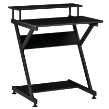 HomCom PC támogatás, Homcom, MDF/Fém, Fekete íróasztal