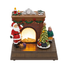 Home by Somogyi DRM 14 Dioráma, kandalló karácsonyi dekoráció
