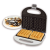 Home by Somogyi Home HG GS 21 gofrisütő, teljesítmény 750 W, tapadásmentes sütőfelület, egyszerre két gofri készíthető2 személyes, 750w, hggs21,
