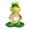 Home by Somogyi Home napelemes kerti lámpa, béka (MX 642)