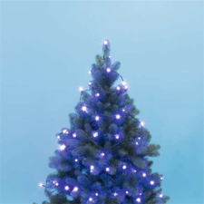 Home by Somogyi kék, vezetékes LED Fényfüzér 50db izzóval 5,5m karácsonyfa izzósor