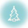 Home by Somogyi Somogyi KID 412 karácsonyfa formájú ablakdísz, beltéri, elemes, 19 cm, 8 LED, meleg fehér