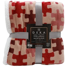 HOME ELEMENTS Mikroflanel bárány takaró, puzzle mintás lakástextília
