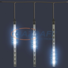 Home G 10101 LED-es jégcsap fényfüggöny, 3.6 m, hideg fehér világítás