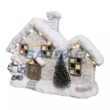 Home Home KDC 33 Kerámia figura, házikó karácsonyi dekoráció