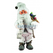 Home KDD 31 Táncoló, zenélő Mikulás, fehér nadrág, 30 cm karácsonyi dekoráció