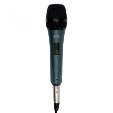 Home Kézi mikrofon, fém, s.kék, XLR-6,3mm M 8 mikrofon