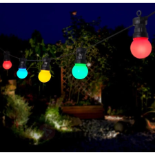 Home Kültéri LED színes villanykörte fényfüzér 15 m kültéri világítás