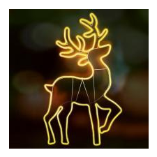 Home LED-es neon light figura, szarvas (NEON 4) karácsonyi dekoráció