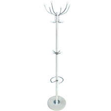 HOME MEMBER FÉM ÁLLÓFOGAS FEHÉR 37X180X40CM bútor