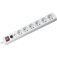 Home NVT 06K/WH Túlfeszültségvédett hálózati elosztó hosszabbító, elosztó