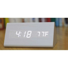 Home OC 09 Digitális LED ébresztőóra, valódi fa burkolattal var-822 ébresztőóra