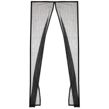 Home Szúnyogháló, mágneses, ajtóra, 90x210 cm, HOME, fekete szúnyogháló