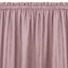 HOMEDE Sötétítő függöny MILANA szín rózsaszín stílus klasszikus bújtató 5 cm, 3 cm-es takaró redővel zsenília 220x300 HOMEDE