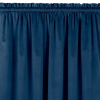 HOMEDE Sötétítő függöny VILA szín indigókék stílus klasszikus bújtató 5 cm, 3 cm-es takaró redővel bársony 135x175 HOMEDE
