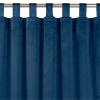 HOMEDE Sötétítő függöny VILA szín indigókék stílus klasszikus pántok 10 cm bársony 135x175 HOMEDE