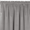 HOMEDE Sötétítő függöny VILA szín szürke stílus klasszikus bújtató 5 cm, 3 cm-es takaró redővel bársony 530x175 HOMEDE