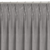 HOMEDE Sötétítő függöny VILA szín szürke stílus klasszikus flex 7,5 cm kettős átfedéssel bársony 400x225 HOMEDE