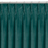HOMEDE Sötétítő függöny VILA szín tengerzöld stílus klasszikus flex 7,5 cm kettős átfedéssel bársony 530x270 HOMEDE