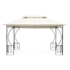 Homelux Kerti pavilon 3x4 m bézs