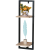 HOMEPRO Autronic fali polc, 25×20×75 cm (P-073 OAK)