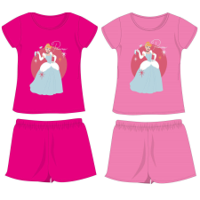 Homyl Disney Hercegnők pamut nyári együttes - póló-rövidnadrág szett - pink - 128 gyerek ruha szett