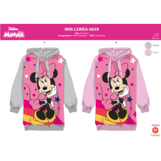 Homyl Disney Minnie egér kapucnis pulóver kislányoknak - szürke - 128