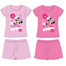 Homyl Disney Minnie egér pamut nyári együttes - póló-rövidnadrág szett - rózsaszín - 128 gyerek ruha szett