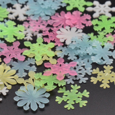 Homyl Foszforeszkáló hópehely gyerekszoba dekoráció